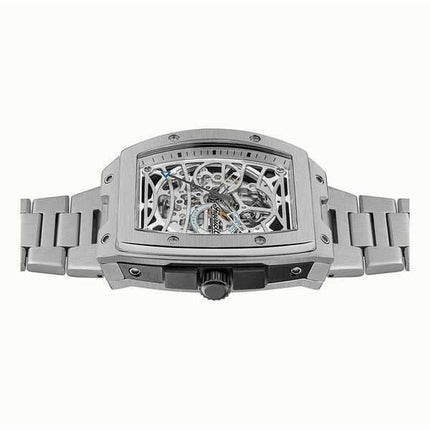 Orologio da uomo Ingersoll The Challenger in acciaio inossidabile con quadrante scheletrato argento automatico I12310