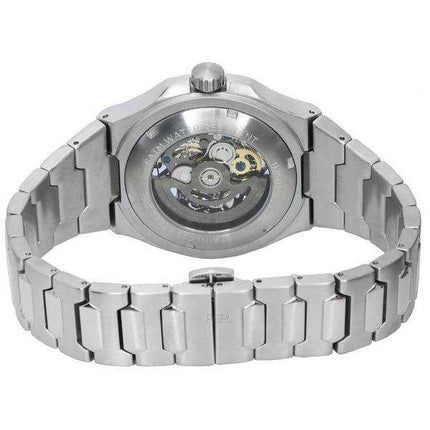 Ingersoll l'orologio da uomo automatico I12501 con quadrante nero scheletro in acciaio inossidabile Catalina