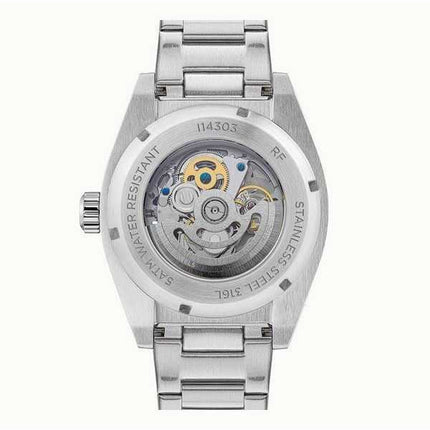 Orologio da uomo automatico I14303 Ingersoll The Vert in acciaio inossidabile con quadrante bianco scheletrato