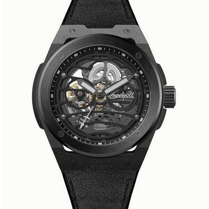 Orologio da uomo Ingersoll The Springfield Black Skeleton Dial Automatic I15201