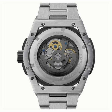 Orologio da uomo Ingersoll The Springfield in acciaio inossidabile con quadrante scheletrato nero automatico I15203