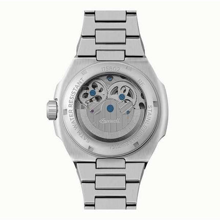 Orologio da uomo Ingersoll The Spirit Moon Phase in acciaio inossidabile con quadrante scheletrato argento automatico I15802