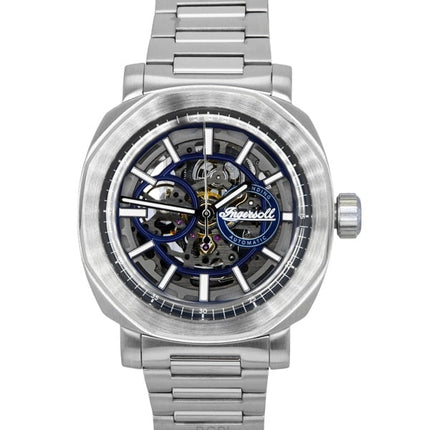 Orologio da uomo Ingersoll The Outrider in acciaio inossidabile con quadrante scheletrato grigio automatico I16403