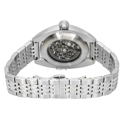 Orologio da uomo Ingersoll The Wrangler in acciaio inossidabile con quadrante scheletrato nero automatico I16901