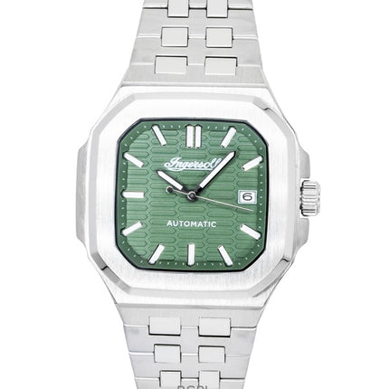 Orologio da uomo Ingersoll The Spirit in acciaio inossidabile con quadrante verde, automatico, modello I17802