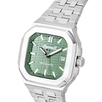 Orologio da uomo Ingersoll The Spirit in acciaio inossidabile con quadrante verde, automatico, modello I17802