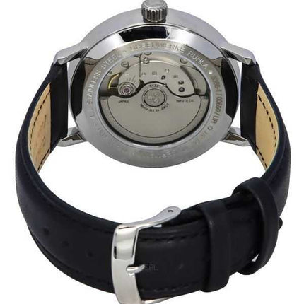 Orologio da uomo Iron Annie 100 Jahre Bauhaus cinturino in pelle quadrante bianco automatico 50661