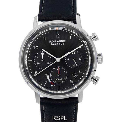 Iron Annie Bauhaus Chronograph Black Dial Solar 50862 Orologio da uomo