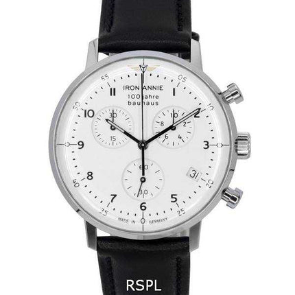 Orologio da uomo Iron Annie 100 Jahre Bauhaus cronografo quadrante bianco quarzo 50961