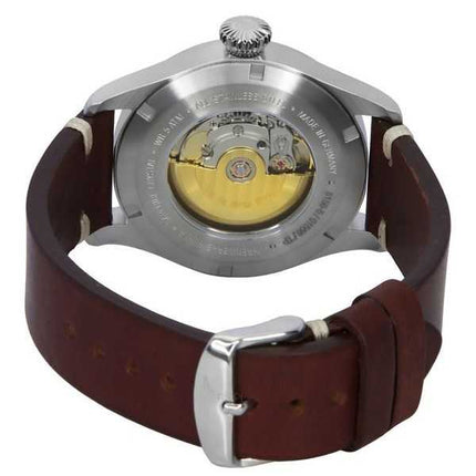 Iron Annie Flight Control Cockpit cinturino in pelle quadrante beige orologio automatico da uomo 51565