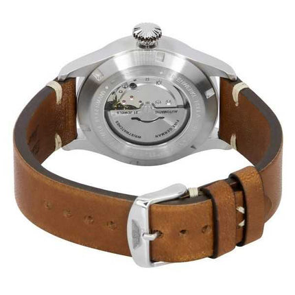 Orologio da uomo Iron Annie Flight Control con cinturino in pelle marrone beige quadrante completamente luminoso automatico 5164