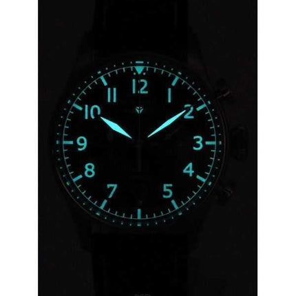 Iron Annie Flight Control cronografo quadrante nero quarzo 51862 orologio da uomo
