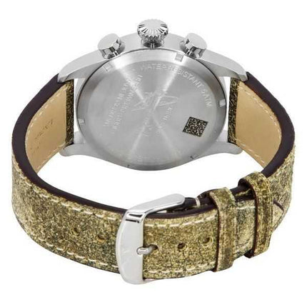 Iron Annie Flight Control Cronografo Cinturino in Pelle Beige Quadrante Luminoso Automatico 51865 Orologio da Uomo