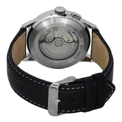 Iron Annie G38 Dessau cinturino in pelle quadrante argento automatico 53621 orologio da uomo