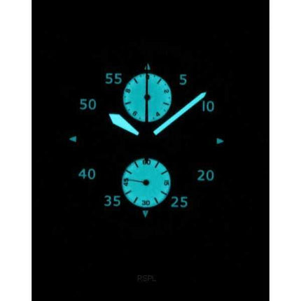 Iron Annie F13 Tempelhof Cronografo Cinturino in Pelle Quadrante Nero Quarzo 56702 100M Orologio da Uomo