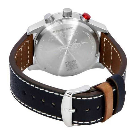 Iron Annie F13 Tempelhof Cronografo Cinturino in Pelle Quadrante Nero Quarzo 56702 100M Orologio da Uomo