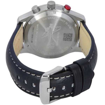 Orologio da uomo Iron Annie D-Aqui cronografo cinturino in pelle quadrante grigio al quarzo 56844 100M