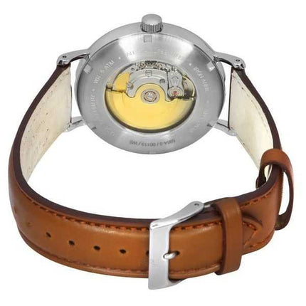 Iron Annie Amazonas Impressioni cinturino in pelle quadrante beige automatico 59543 orologio da uomo