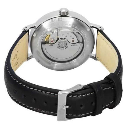 Orologio da uomo Iron Annie Amazonas Impression cinturino in pelle quadrante nero automatico 59602