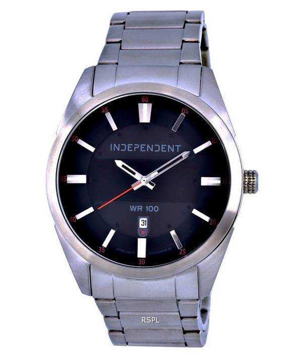 Orologio da uomo indipendente al quarzo con quadrante grigio in acciaio inossidabile IB5-314-51.G 100M
