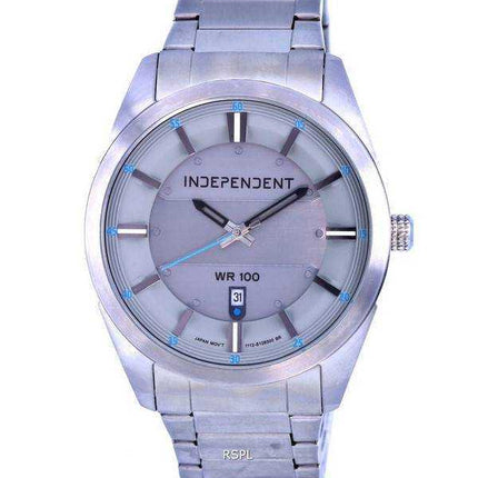 Orologio da uomo indipendente al quarzo con quadrante argento in acciaio inossidabile IB5-314-61.G 100M