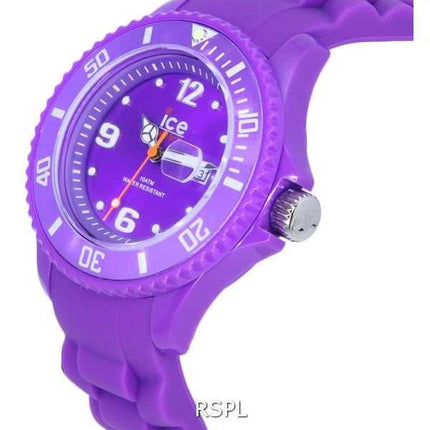 Orologio da donna Ice Forever con cinturino in silicone quadrante viola al quarzo 005104 100M