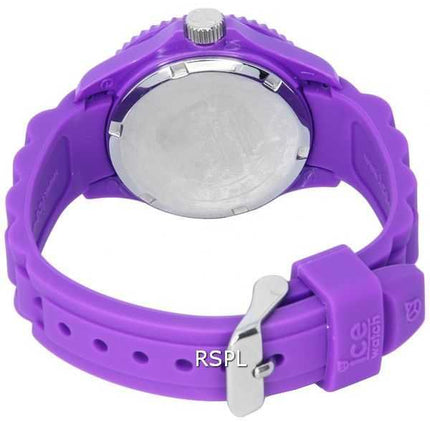 Orologio da donna Ice Forever con cinturino in silicone quadrante viola al quarzo 005104 100M