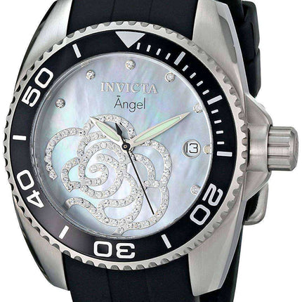 Invicta Angel Cubic Zirconia Flower Quartz 0487 Orologio da donna
