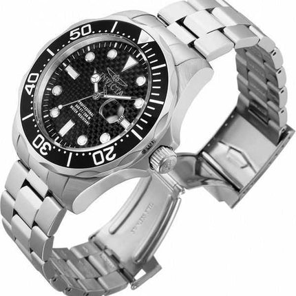 Orologio da uomo Invicta Pro Diver quadrante nero Quartz Diver 12562 200M da uomo