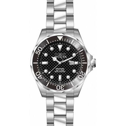 Orologio da uomo Invicta Pro Diver quadrante nero Quartz Diver 12562 200M da uomo