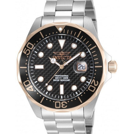 Orologio da uomo Invicta Pro Diver 200M con quadrante nero 12567