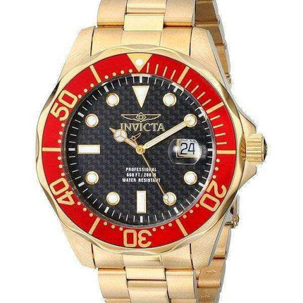 Orologio da uomo Invicta Pro Diver Gold Tone 200M 14359