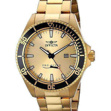Orologio da uomo Invicta Pro Diver Gold Tone Quartz 15186