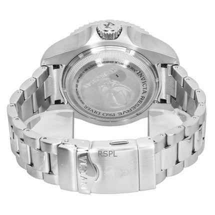 Orologio da uomo Invicta Hydromax in acciaio inossidabile con quadrante argentato, al quarzo, subacqueo, 1000 m, 16964