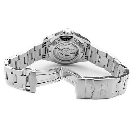 Orologio da uomo Invicta Pro Diver in acciaio inossidabile con quadrante argentato automatico 17041 200M