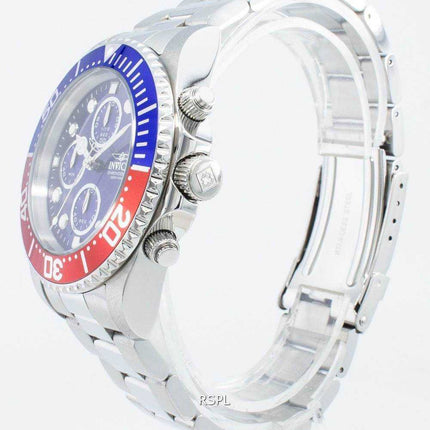 Orologio da uomo Invicta Pro Diver Chronograph 200M blu quadrante 1771