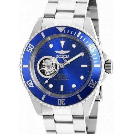 Orologio da uomo automatico Invicta Pro Diver con quadrante a cuore aperto 20434 200M