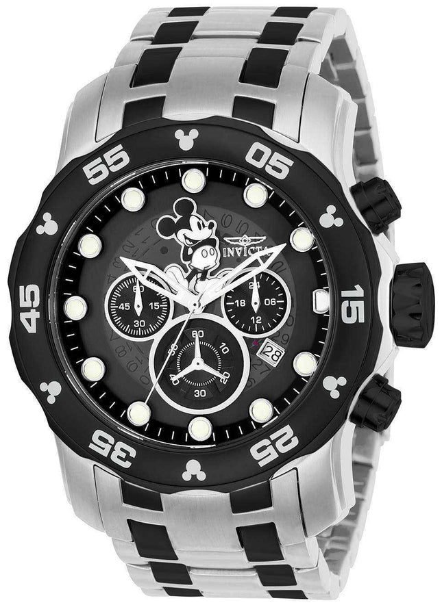 Orologio da uomo Invicta Disney Limited Edition con cronografo al quarzo 200M 23767