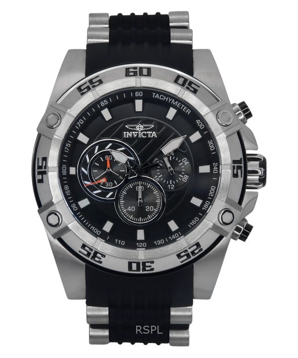 Orologio da uomo Invicta Speedway Chronograph quadrante nero al quarzo 25505 100M