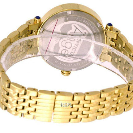 Orologio da donna Invicta Angel in acciaio inossidabile color oro con quadrante bianco al quarzo INV27987