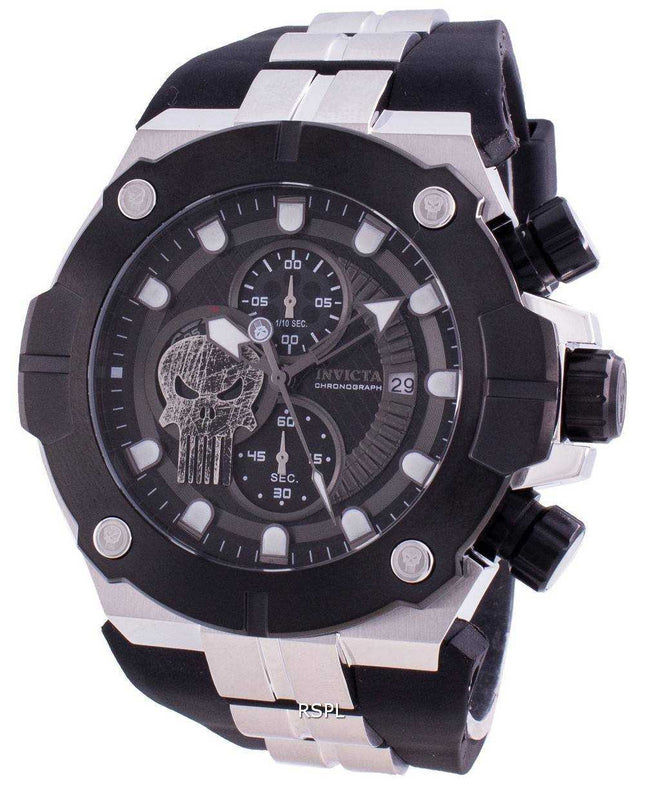 Orologio da uomo Invicta Marvel Punisher 30316 quarzo cronografo edizione limitata 200M