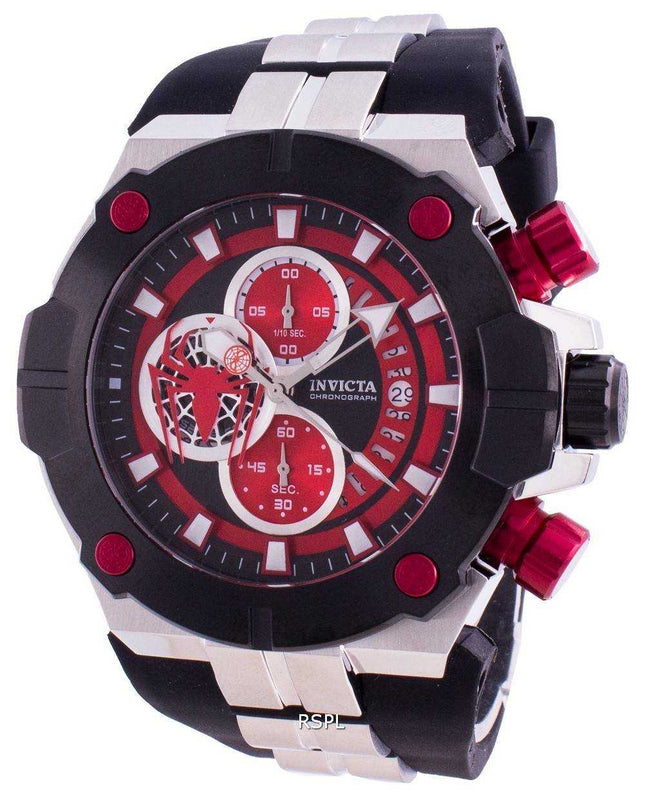 Orologio da uomo Invicta Marvel Spiderman 30317 quarzo cronografo edizione limitata 200M