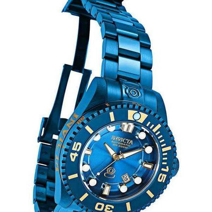 Orologio da uomo Invicta Pro Diver in acciaio inossidabile con quadrante blu automatico Diver's 34179 300M
