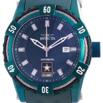 Orologio da uomo Invicta US Army con quadrante verde automatico 34231 100M