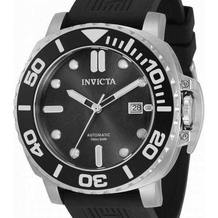 Orologio da uomo Invicta Pro Diver quadrante nero cinturino in silicone automatico 34318 100M