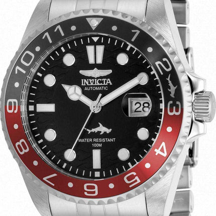 Orologio da uomo Invicta Pro Diver quadrante nero in acciaio inossidabile automatico 35149 100M