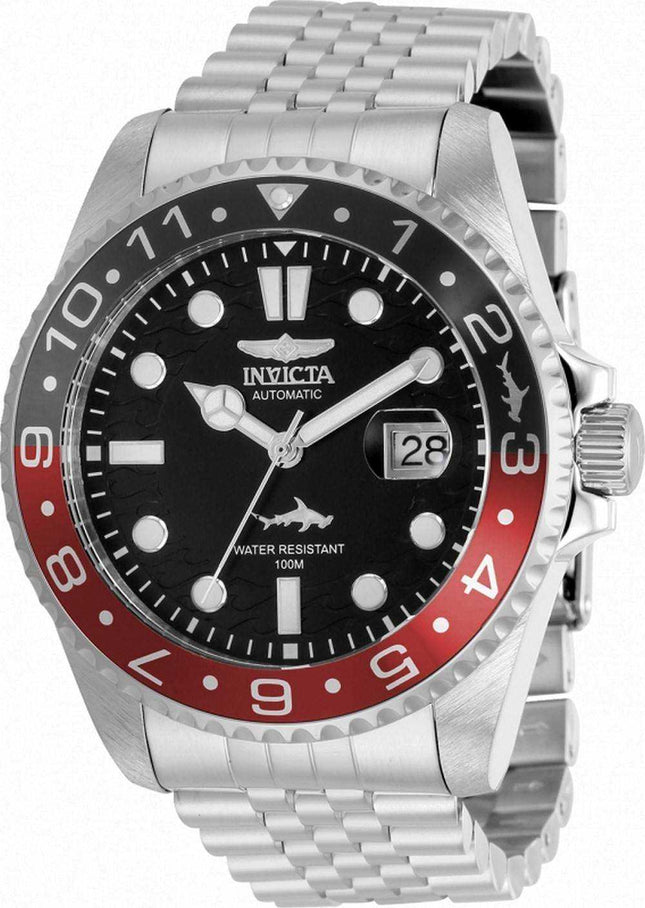 Orologio da uomo Invicta Pro Diver quadrante nero in acciaio inossidabile automatico 35149 100M