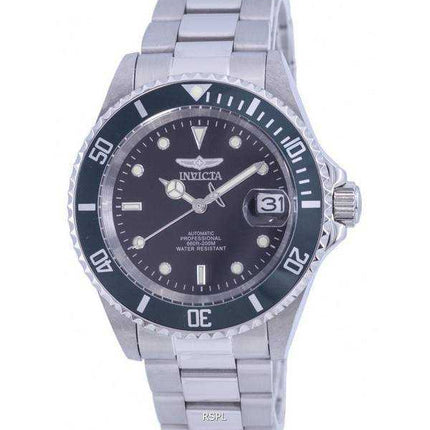 Orologio da uomo Invicta Pro Diver in acciaio inossidabile quadrante nero automatico INV35693 200M da uomo