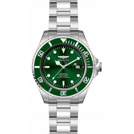 Orologio da uomo automatico Invicta Pro Diver con quadrante verde in acciaio inossidabile 35719 200M