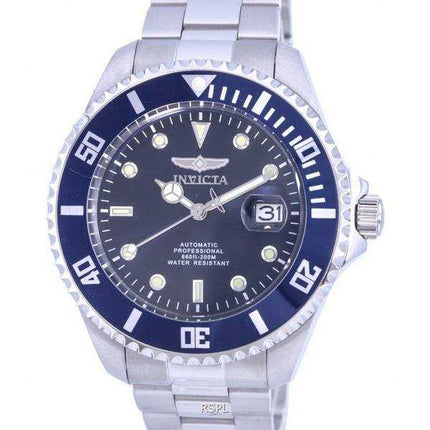Orologio da uomo Invicta Pro Diver in acciaio inossidabile quadrante blu automatico INV35721 200M da uomo